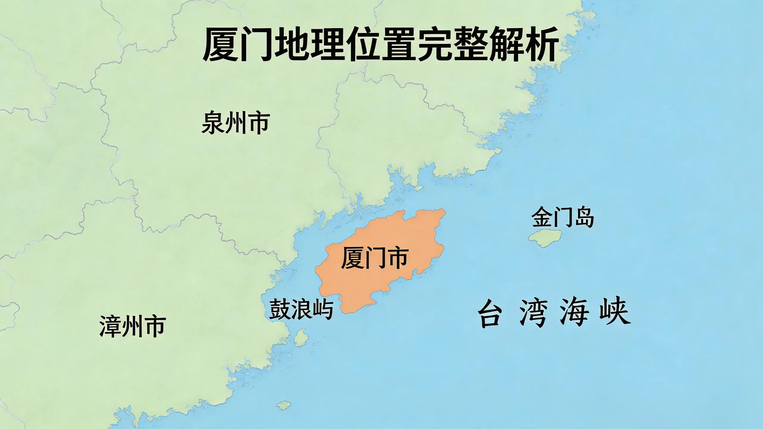 廈門地理位置完整解析｜經緯度地形氣候交通全攻略