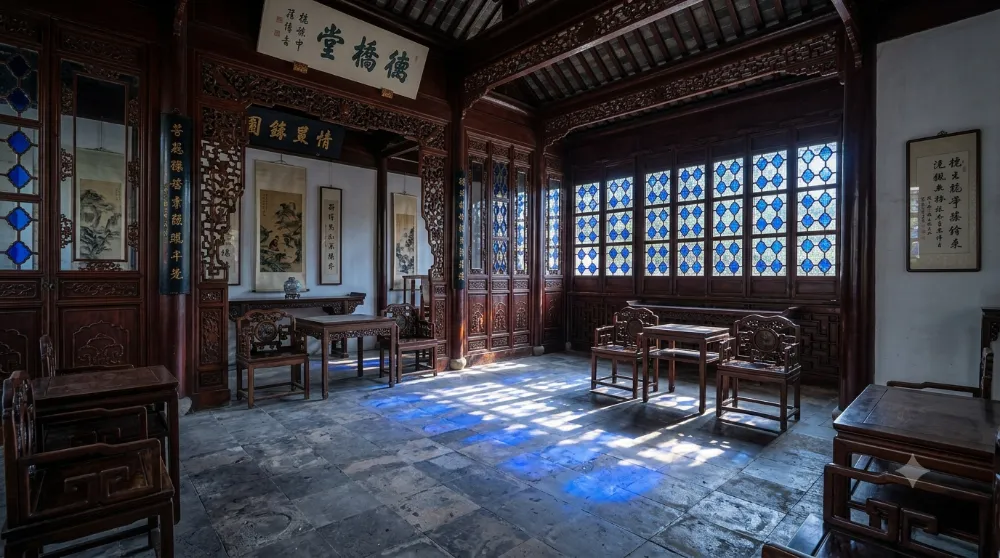 蘇州拙政園經典借景手法將遠處北寺塔融入園林天際線