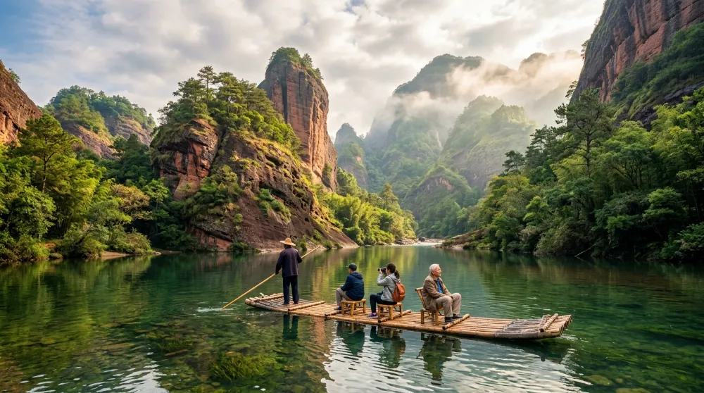 武夷山景點介紹九曲溪竹筏漂流與丹霞地貌山水絕景 武夷山景點介紹九曲溪竹筏漂流與丹霞地貌山水絕景